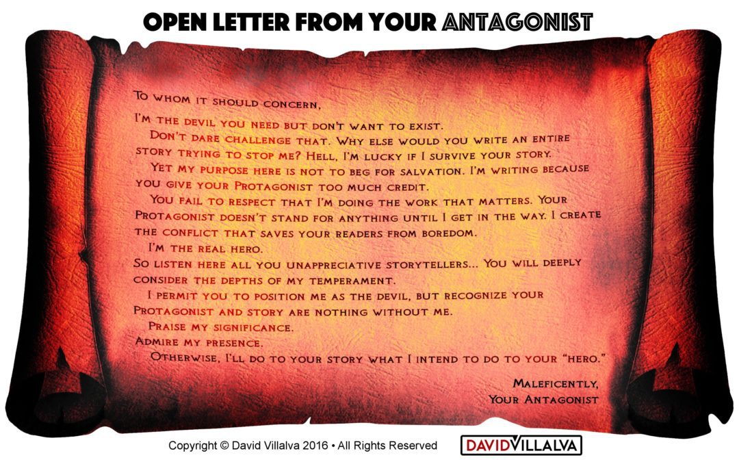 REVEALED: Open Letter from Your Antagonist